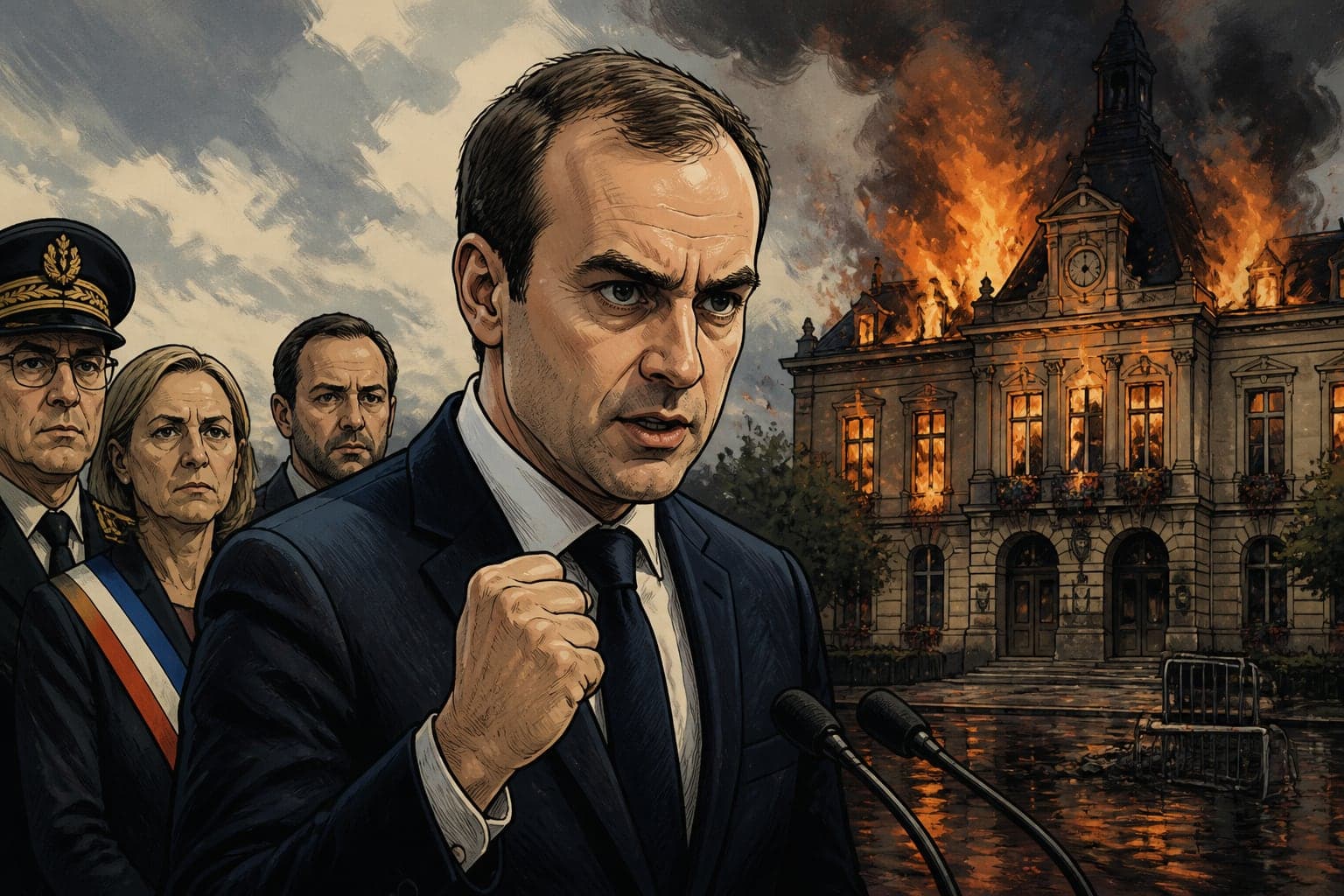 Mairie de Limoges : l'État financera la reconstruction intégrale, promet Lecornu