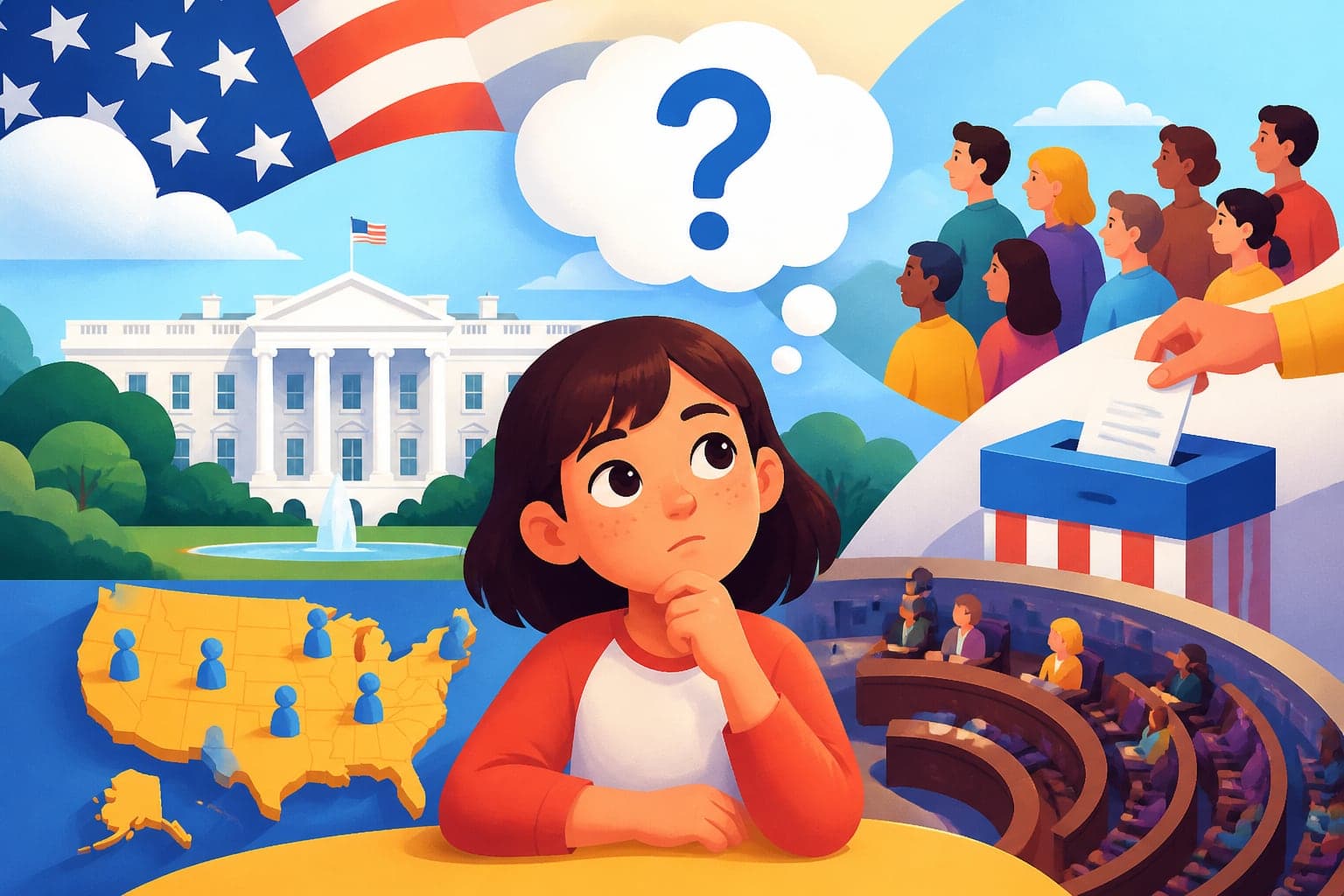 La petite question de Hugo : Comment élit-on le président aux États-Unis ?