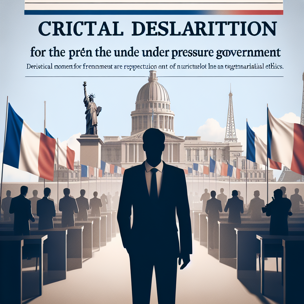 Lecornu II : Déclaration cruciale pour le gouvernement sous pression