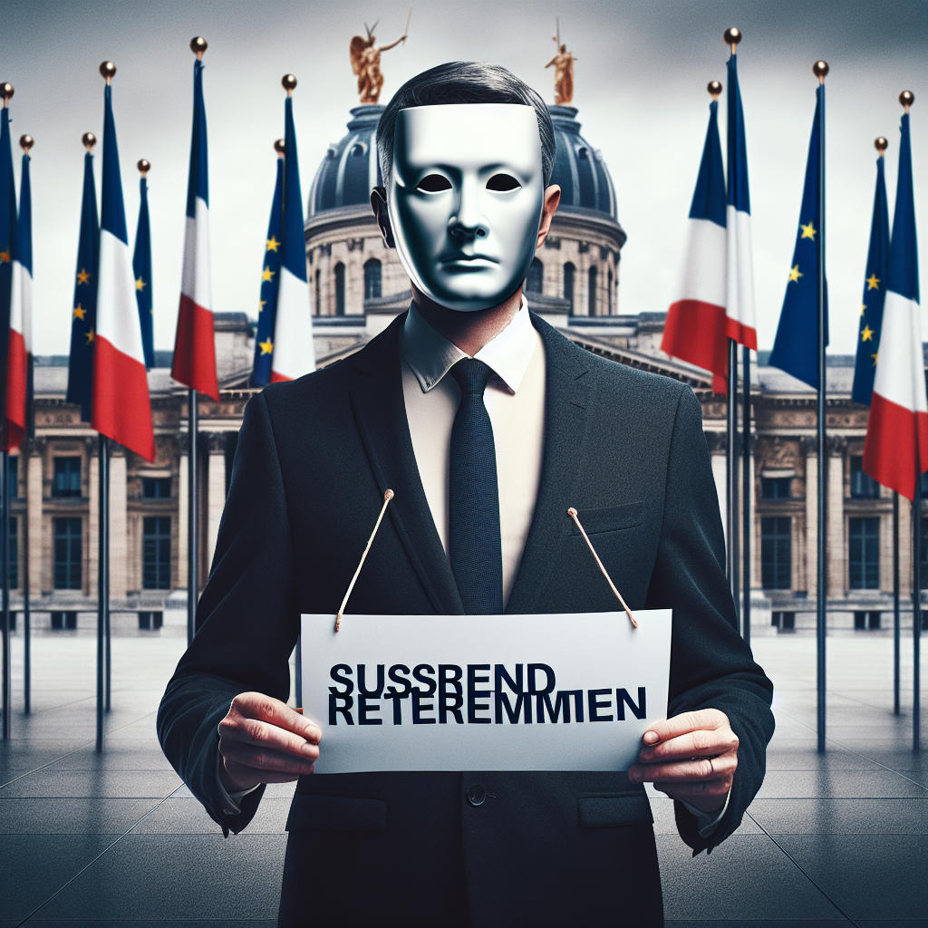 Sébastien Lecornu propose la suspension de la réforme des retraites