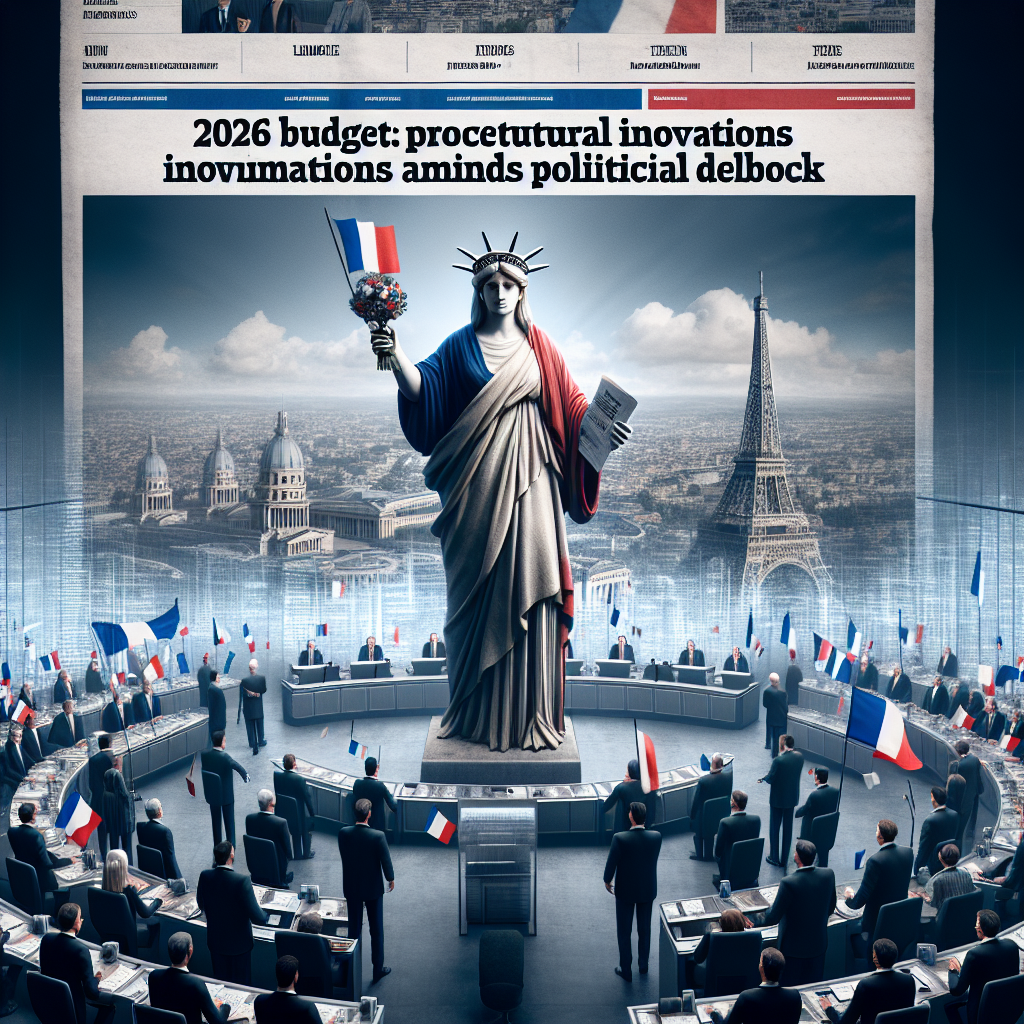 Budget 2026 : Innovations procédurales face à l'impasse politique